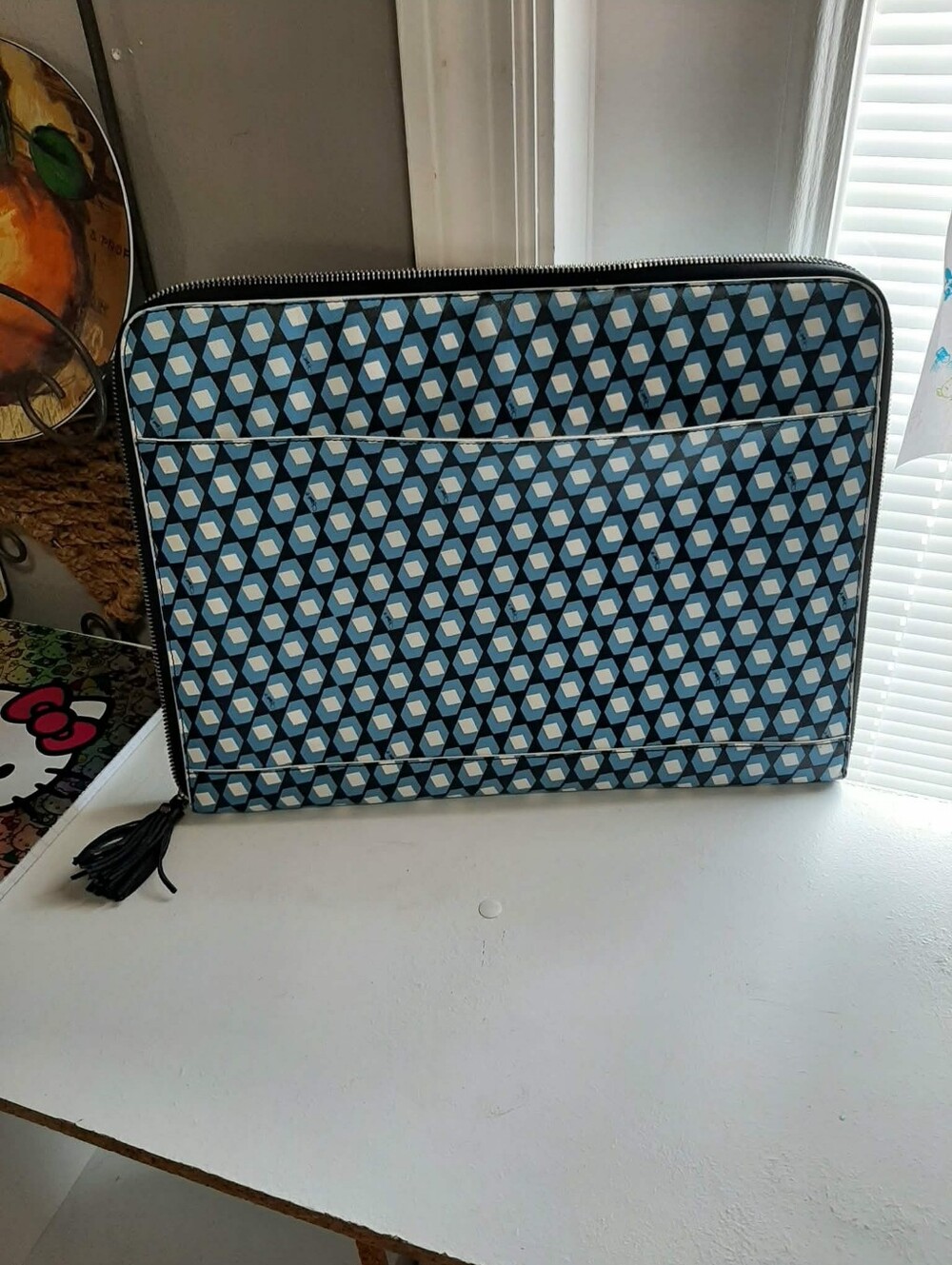 DIANE VON FURSTENBERG "Othello" Print Lap Top/Portfolio Case